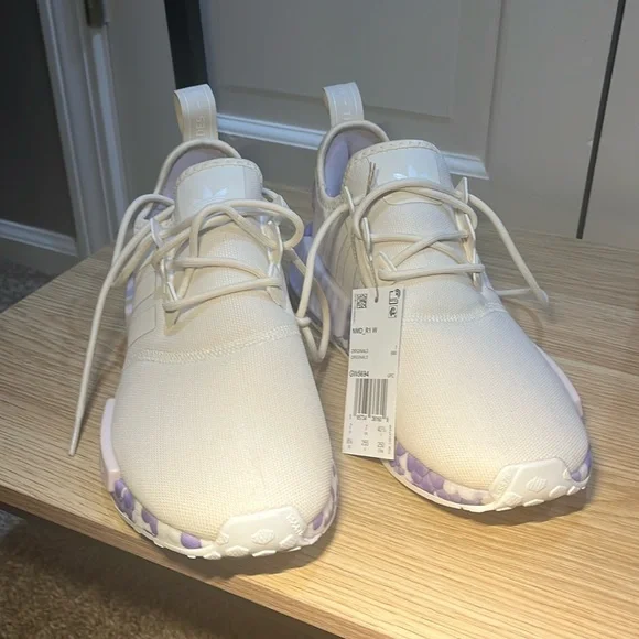 adidas | Shoes | Nwt Box Womens Adidas White Lavender Purple Sneakers Size  85 | Poshmark